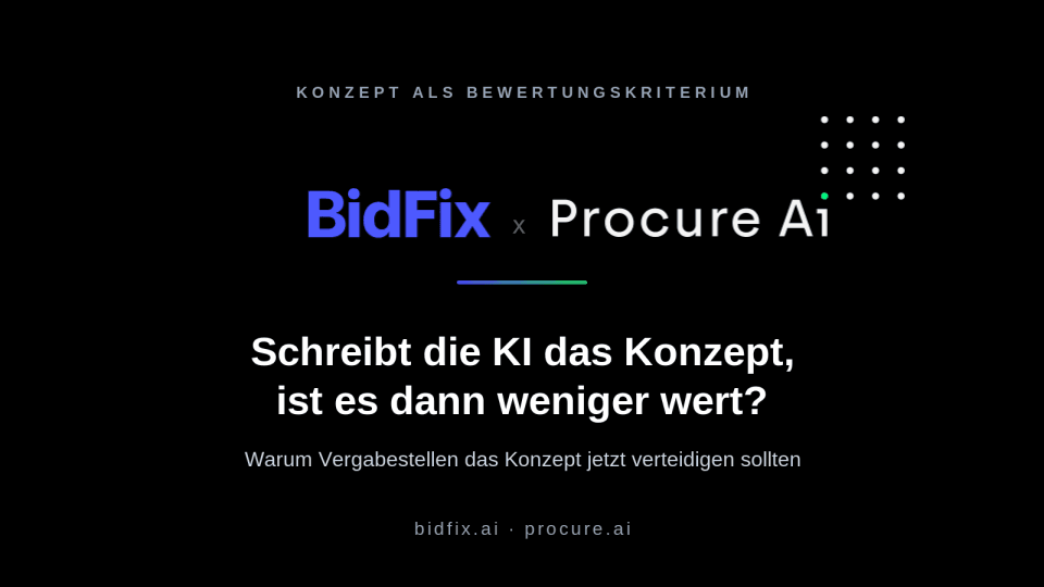 Schreibt die KI das Konzept, ist es dann weniger wert?